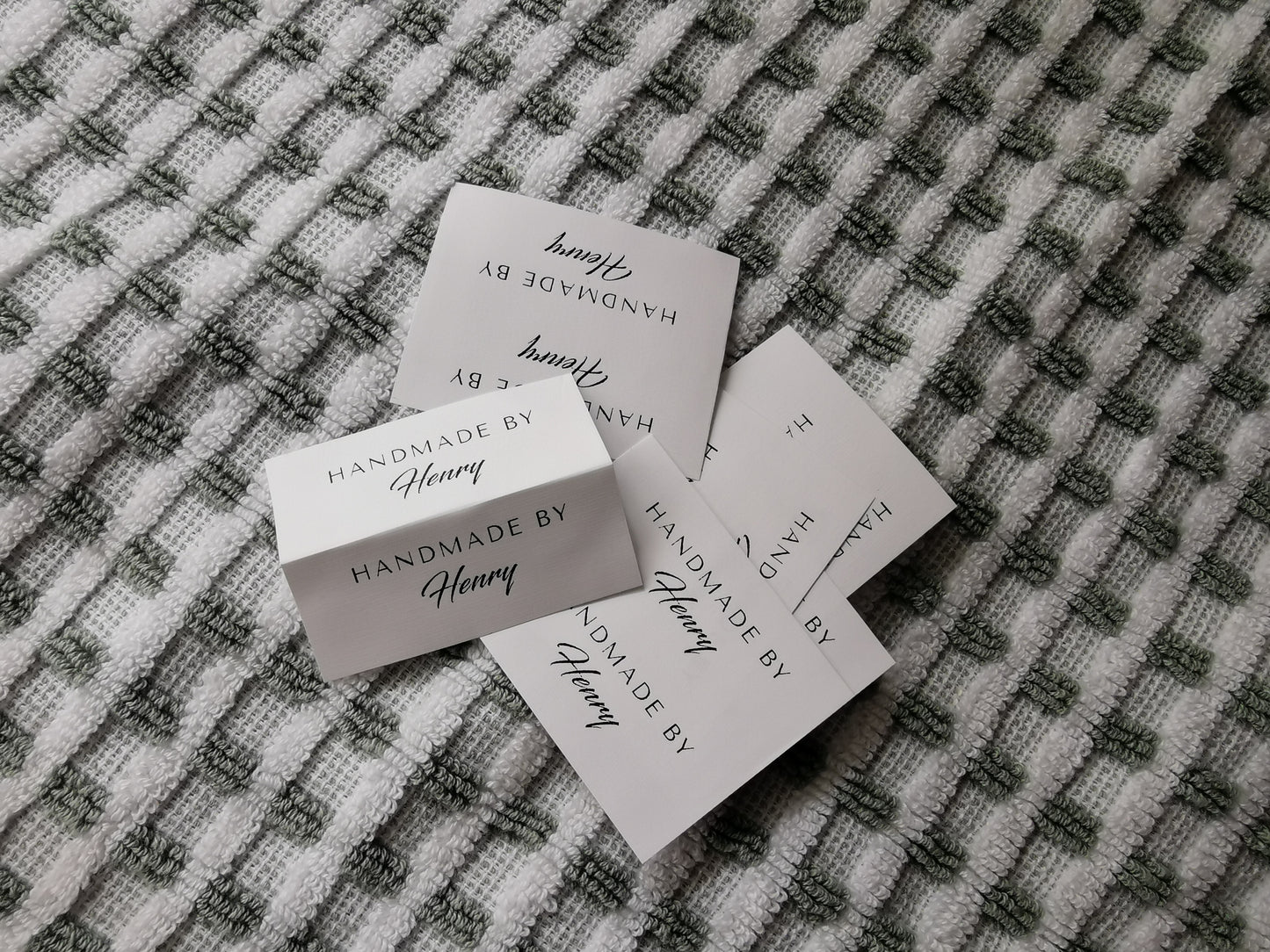 Personalized Sewing labels, Custom Labels for Handmade Clothing, Customized Tags for Crochet, Washable and Soft Labels