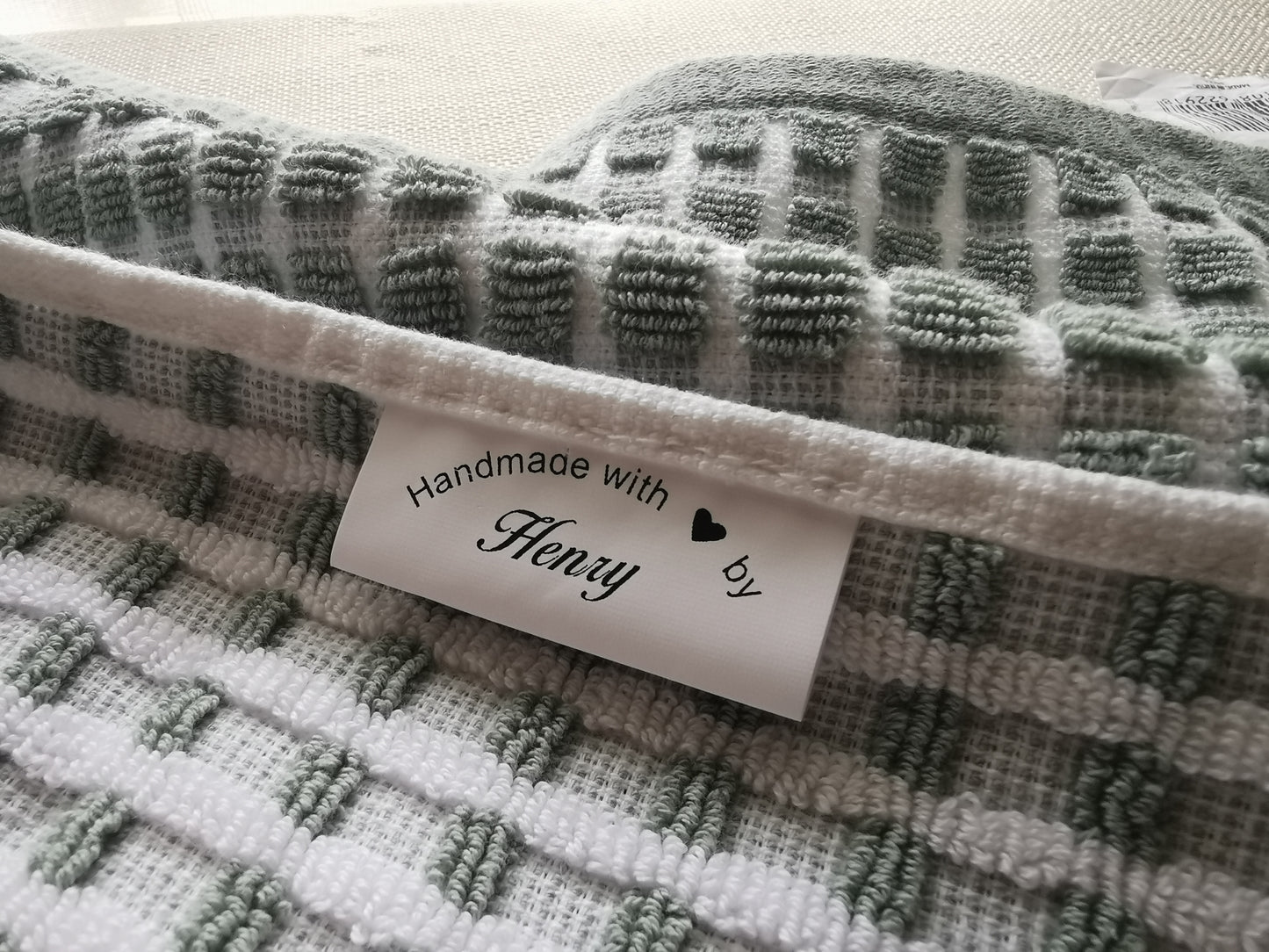Personalized Sewing labels, Custom Labels for Handmade Clothing, Customized Tags for Crochet, Washable and Soft Labels