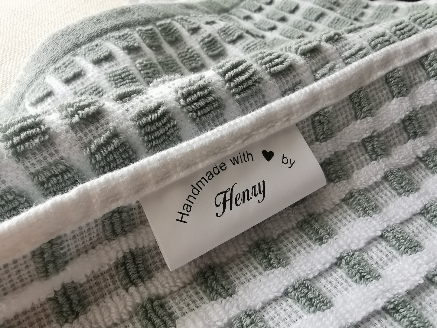 Personalized Sewing labels, Custom Labels for Handmade Clothing, Customized Tags for Crochet, Washable and Soft Labels