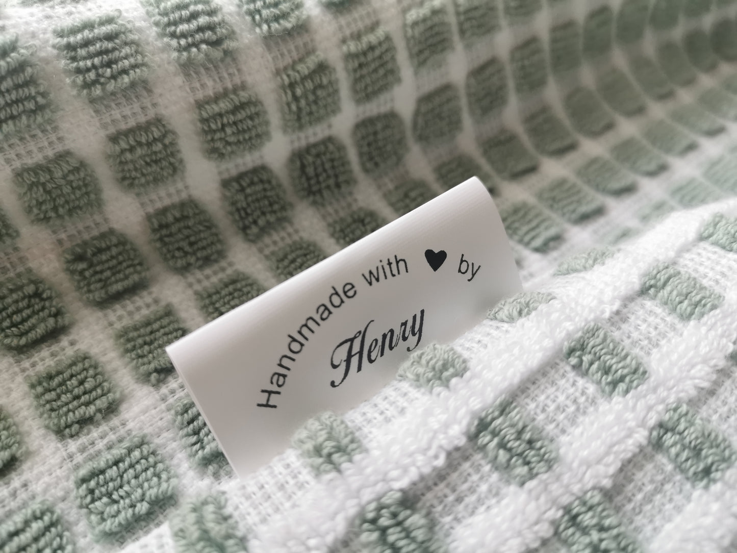 Personalized Sewing labels, Custom Labels for Handmade Clothing, Customized Tags for Crochet, Washable and Soft Labels