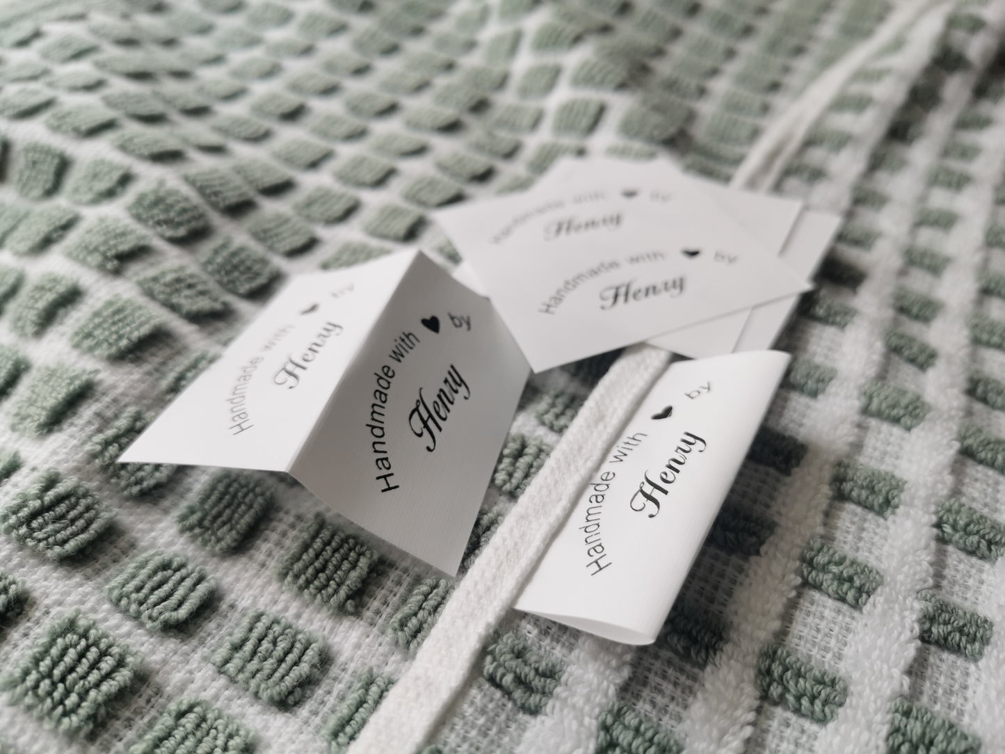 Personalized Sewing labels, Custom Labels for Handmade Clothing, Customized Tags for Crochet, Washable and Soft Labels