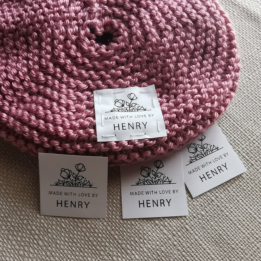 Custom Sewing Labels – Fixed Width 3.5cm, Free Length 2-6cm Design