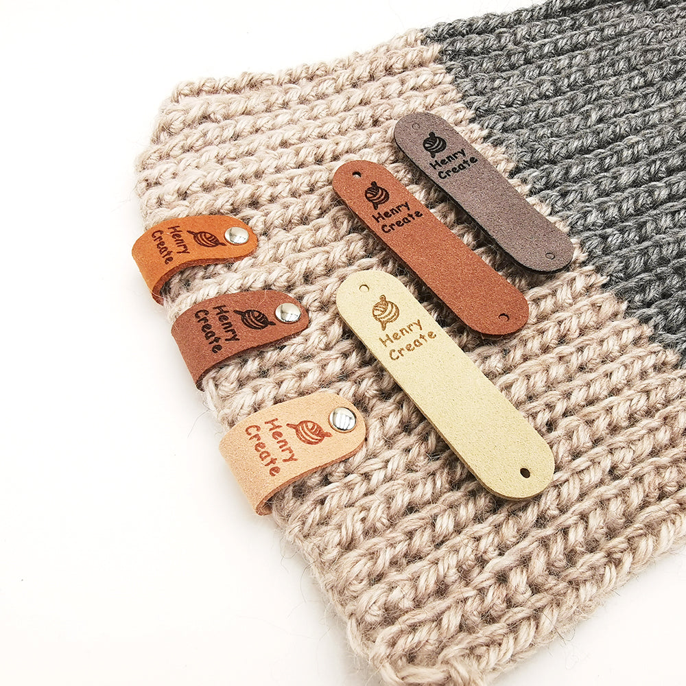Tag for Handmade Item, Custom Clothing Label, Handmade Crochet Tag, Personalised Handmade Labels, 64x16mm