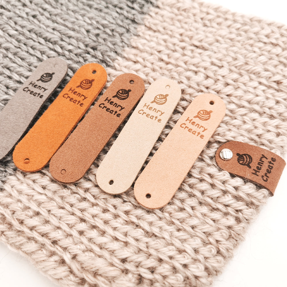 Tag for Handmade Item, Custom Clothing Label, Handmade Crochet Tag, Personalised Handmade Labels, 64x16mm