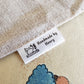Personalized sewing label with sewing machine illustration — photo 1