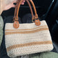 Terra Crochet Tote, Handmade Cotton Bag, Handbag Gift for Her
