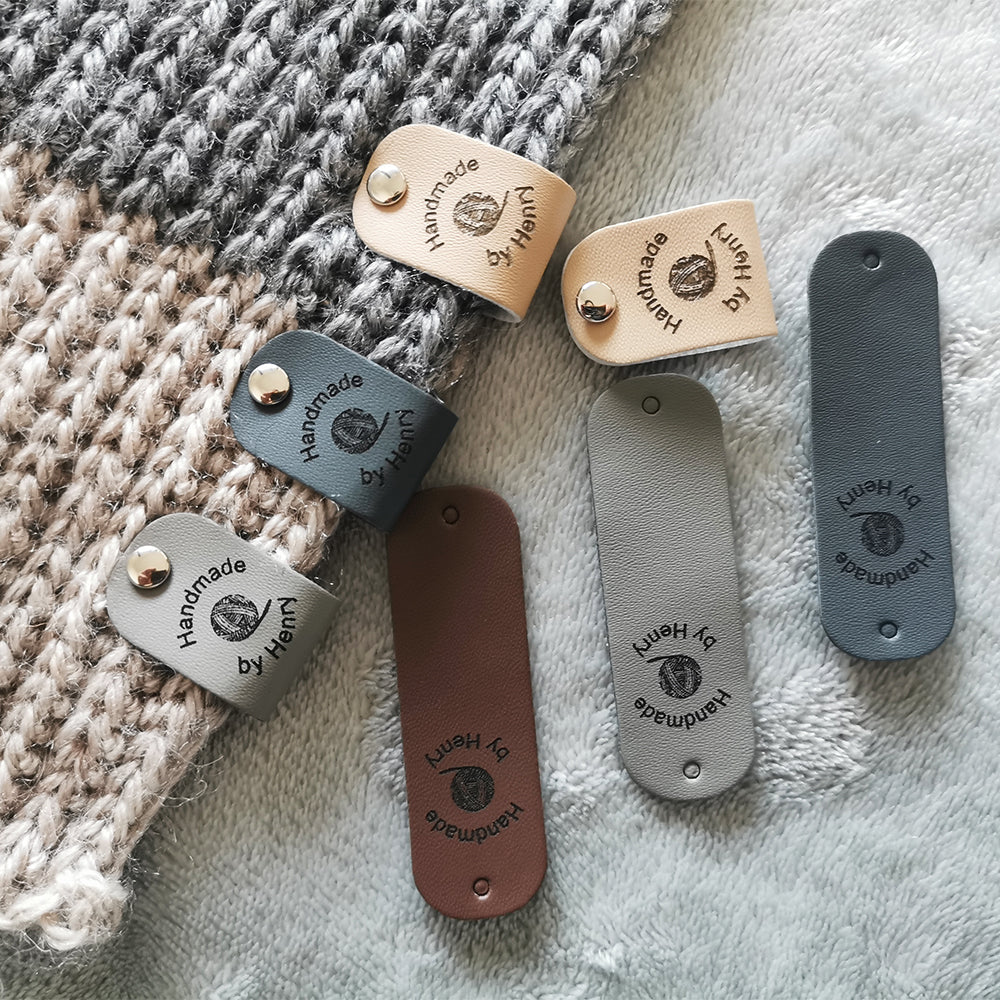 Custom Leather Labels, Labels For Handmade Items, Personalised Leather – Henry Design Studio