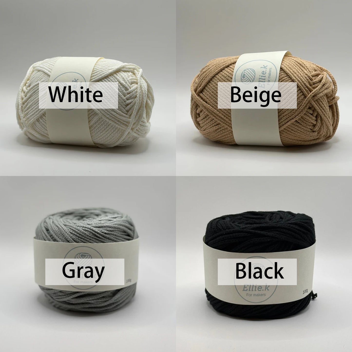 Pure Cotton Yarn 100g – Thick 10-Ply Craft Yarn