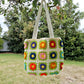 Handmade Sunny Garden Crochet Bag, Soft Shoulder Bag & Tote, Gift for Her