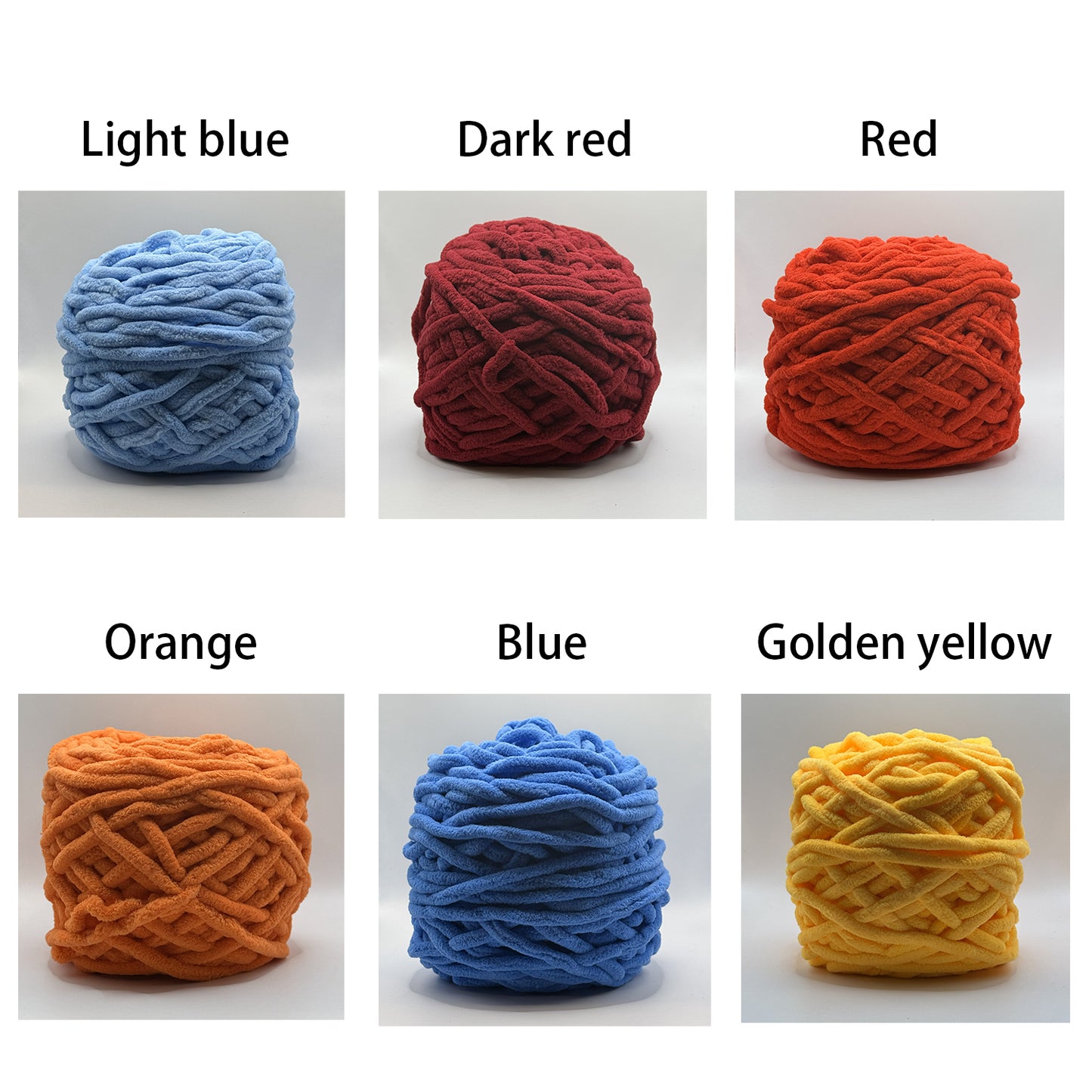 Super Bulky Chenille Yarn for Crochet and Knitting