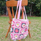 Handmade Camellia Bloom Crochet Tote, Soft Shoulder Bag, Gift for Her