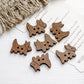 Handmade Wooden Buttons – Set of 10 for Sewing, Knitting & Crochet