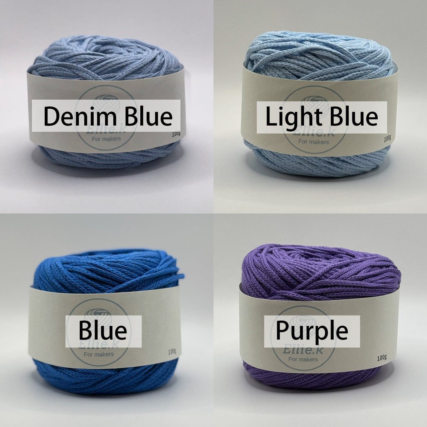 Pure Cotton Yarn 100g – Thick 10-Ply Craft Yarn