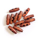 Handmade Wooden Toggle Buttons – Set of 10 for Sewing, Knitting & Crochet - 30x10mm