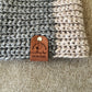Custom Wedding Labels for Crochet, Personalized Wedding Tag for Knitting Gifts, 64x20mm