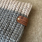 Custom Labels for Crochet, Tag for Handmade Item, Custom Clothing Label, Personalised Knitting Labels(Rivets Included), 64x20mm