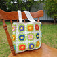 Handmade Sunny Garden Crochet Bag, Soft Shoulder Bag & Tote, Gift for Her