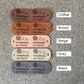 Custom Labels for Crochet, Tag for Handmade Item, Custom Clothing Label, Personalised Knitting Labels(Rivets Included), 64x20mm
