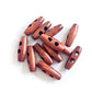 Handmade Wooden Toggle Buttons – Set of 10 for Sewing, Knitting & Crochet - 30x10mm