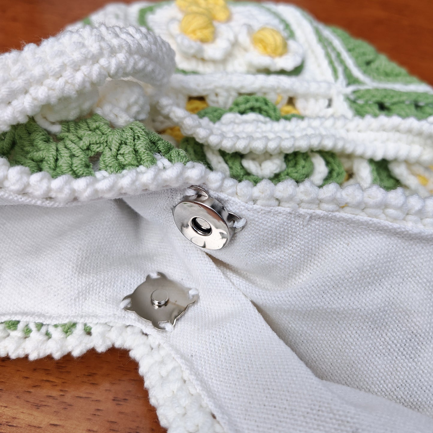 Handmade Cottage Bloom Crochet Bag, Soft Shoulder Bag & Tote, Gift for Her
