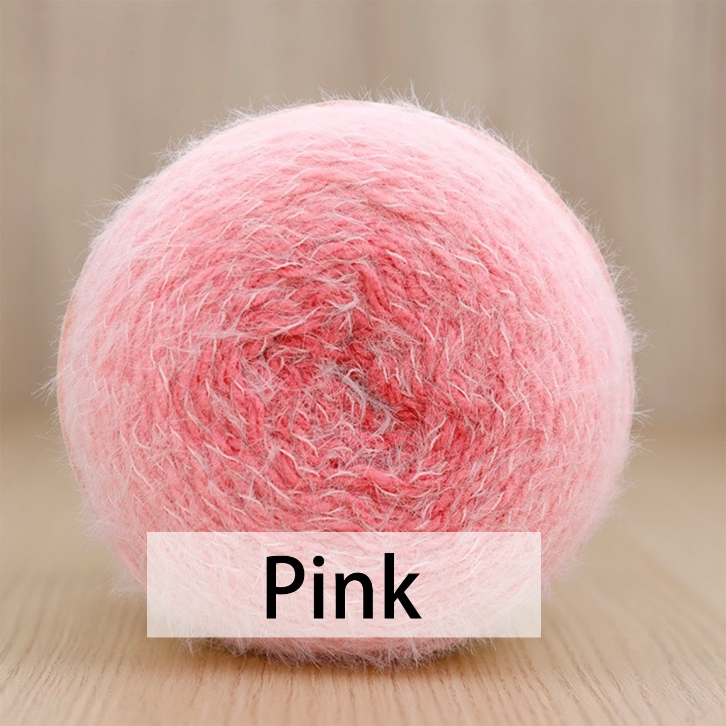 Soft Fuzzy Cake Yarn 200g – Plush 8-Ply Acrylic Nylon Blend Yarn