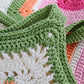 Handmade Rainbow Crochet Bag, Soft Shoulder Bag & Tote, Gift for Her