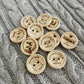 Engraved Buttons for Crochet and Knitting, Customized Wooden Buttons, Personalized Buttons for Handmade Knitting