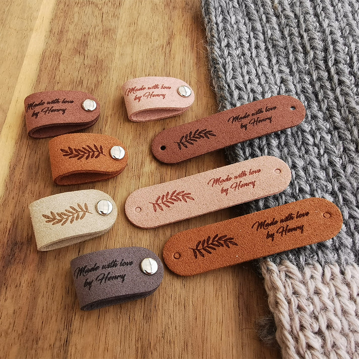 Custom Crochet Labels, Tag for Handmade Item, Custom Clothing Label, P ...