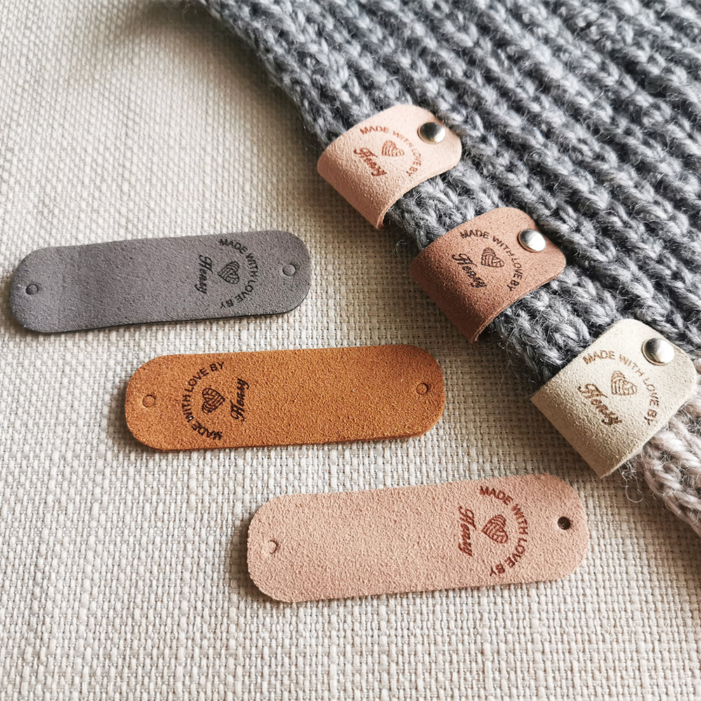 Personalised Crochet Tags, Custom Fabric Handmade Label, Handmade Knit –  Henry Design Studio