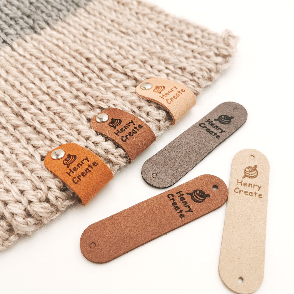 Personalised Handmade Labels, Custom Crochet Tags, Fabric Label for  Handmade Item, Handmade Tags, 45x12mm 