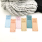 Custom Crochet Tag, Tags for Handmade Item, Personalised Crochet Labels, 20x48mm