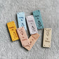 Personalised Crochet Tags, Custom Fabric Handmade Label, Handmade Knitting Tags, 48x20mm