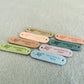 Personalised Handmade Tags, Custom Crochet Tags, Fabric Label for Handmade Item, 45x12mm