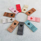 Handmade tag x10 pcs, Handmade product label, Fabric tag for handmand item, Tags for crochet, Crochet labels, Made with love