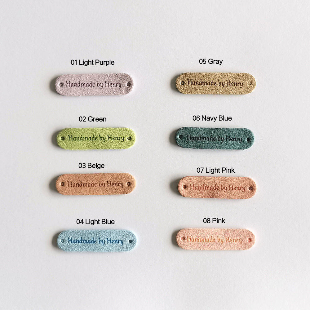 Personalised Handmade Labels, Custom Crochet Tags, Fabric Label for Ha ...