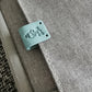 Personalised Crochet Tags, Custom Fabric Handmade Label, Handmade Knitting Tags, 48x20mm